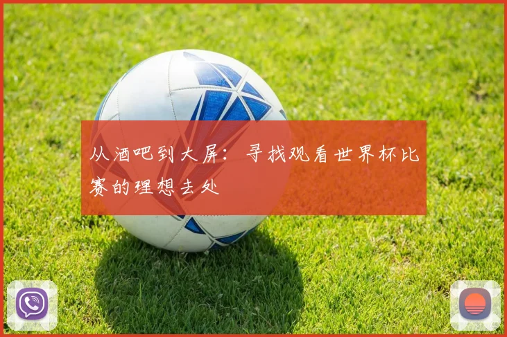 从酒吧到大屏:寻找观看世界杯比赛的理想去处